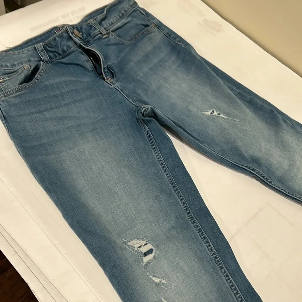 Justice Mid Rise Super Skinny jeans